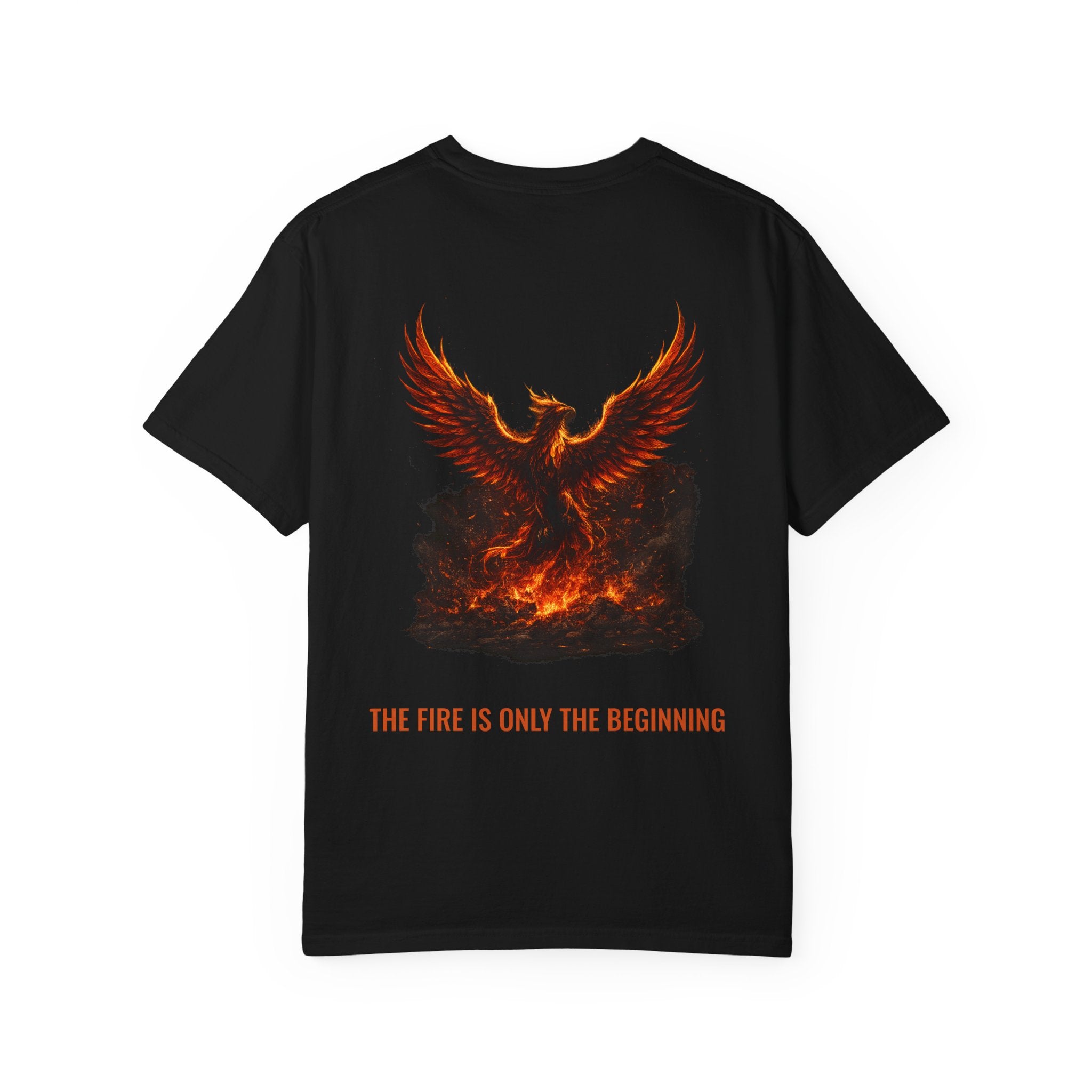 Phoenix Graphic T-Shirt — "Ash & Ember: Rise. Transform. Become."