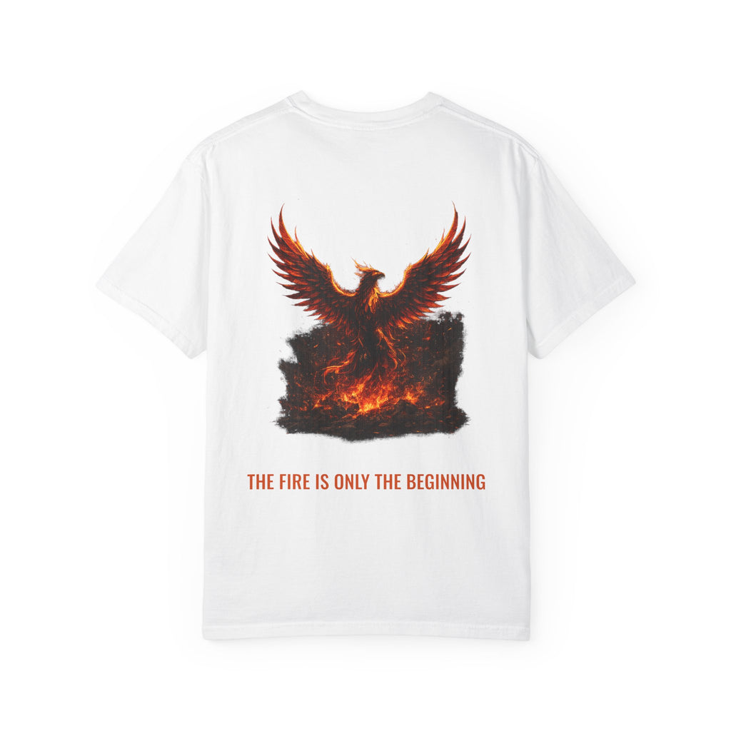Phoenix Graphic T-Shirt — "Ash & Ember: Rise. Transform. Become."