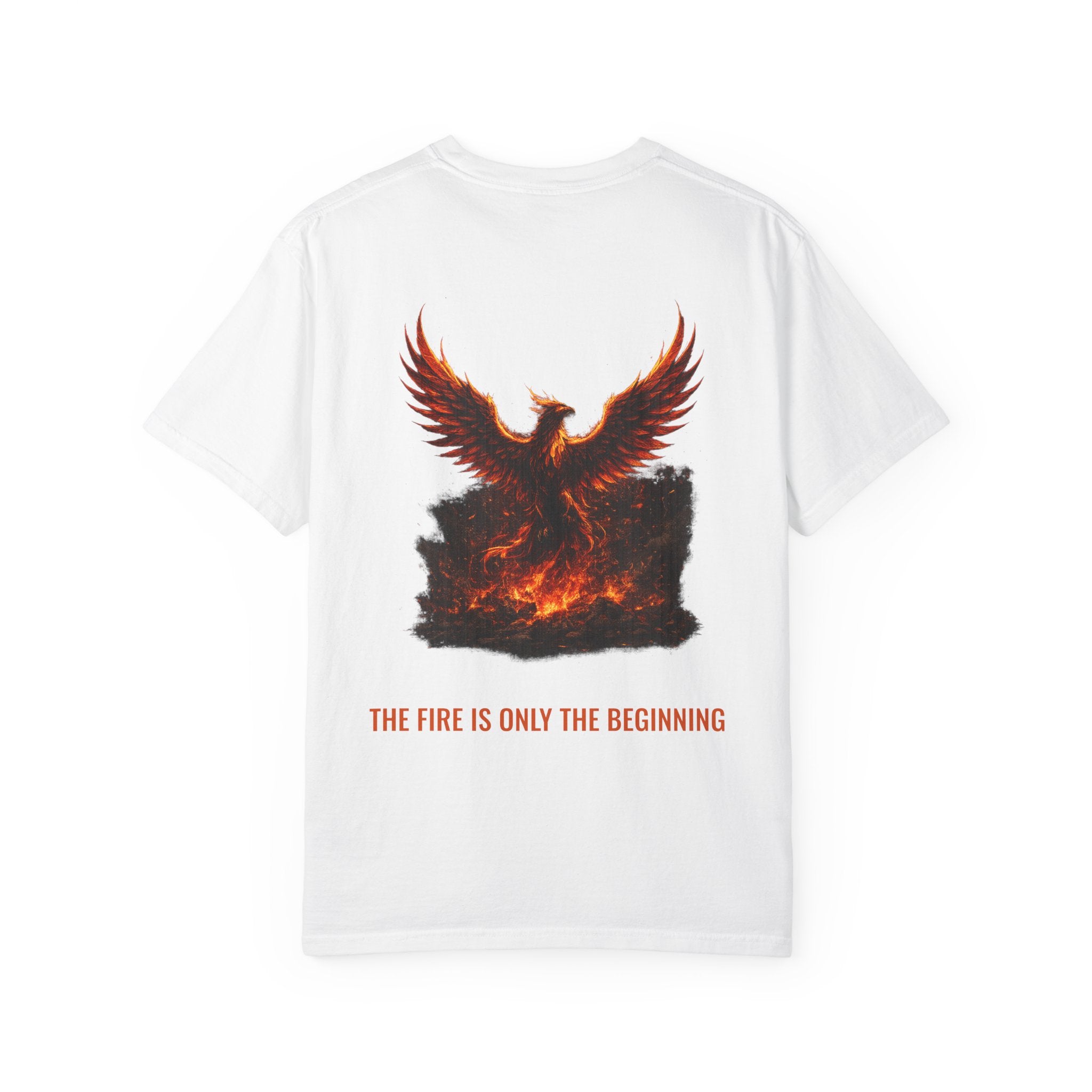 Phoenix Graphic T-Shirt — "Ash & Ember: Rise. Transform. Become."